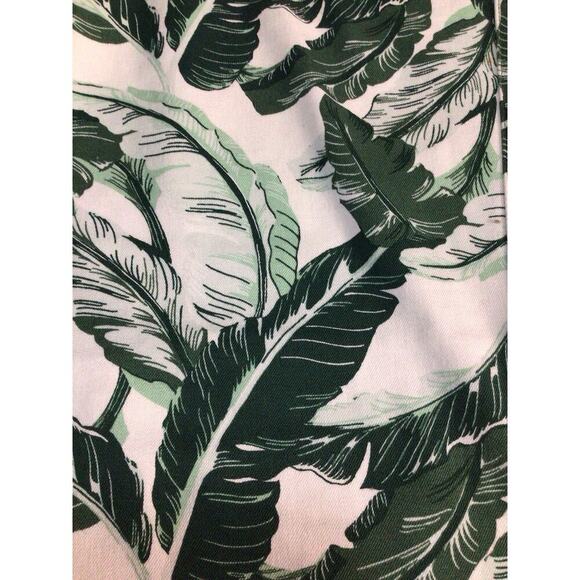 Old Navy Pants Womens 14 White Green Pixie Mid Rise Straight Leg Cropped Chino - Picture 3 of 11